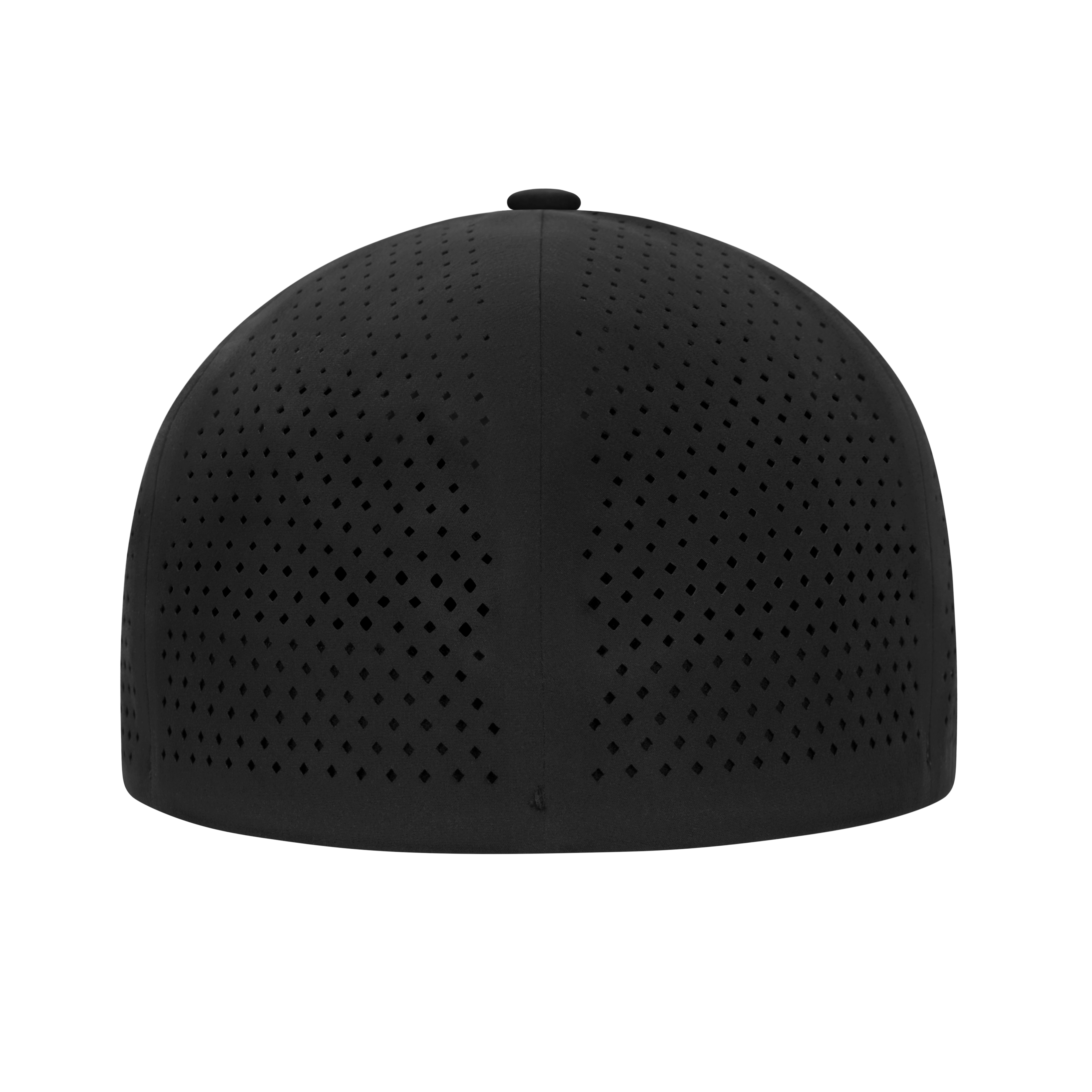 (MVP277) XSew™ 6 Panel Seamless Perforated Golf Fitted Cap