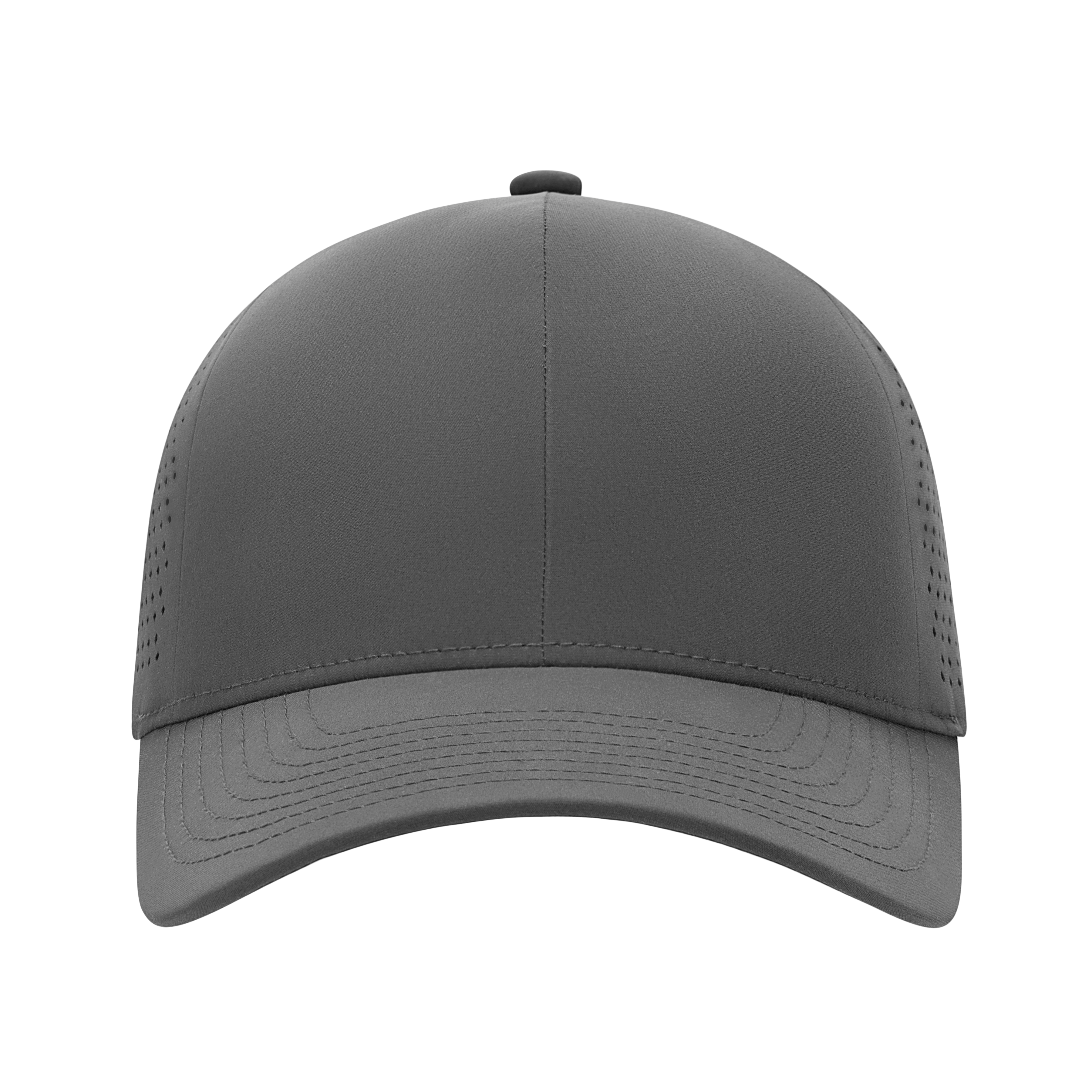 (MVP277) XSew™ 6 Panel Seamless Perforated Golf Fitted Cap
