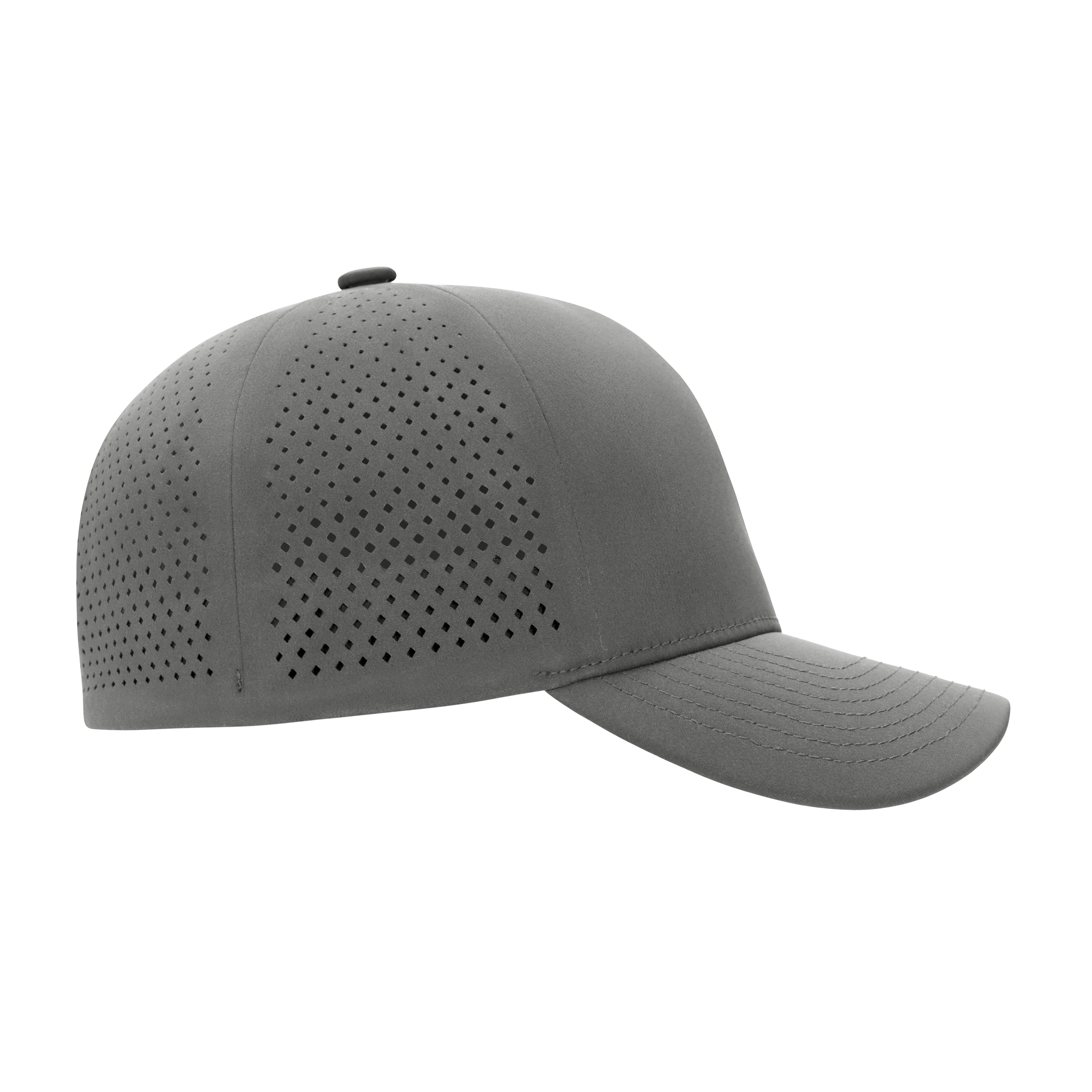 (MVP277) XSew™ 6 Panel Seamless Perforated Golf Fitted Cap