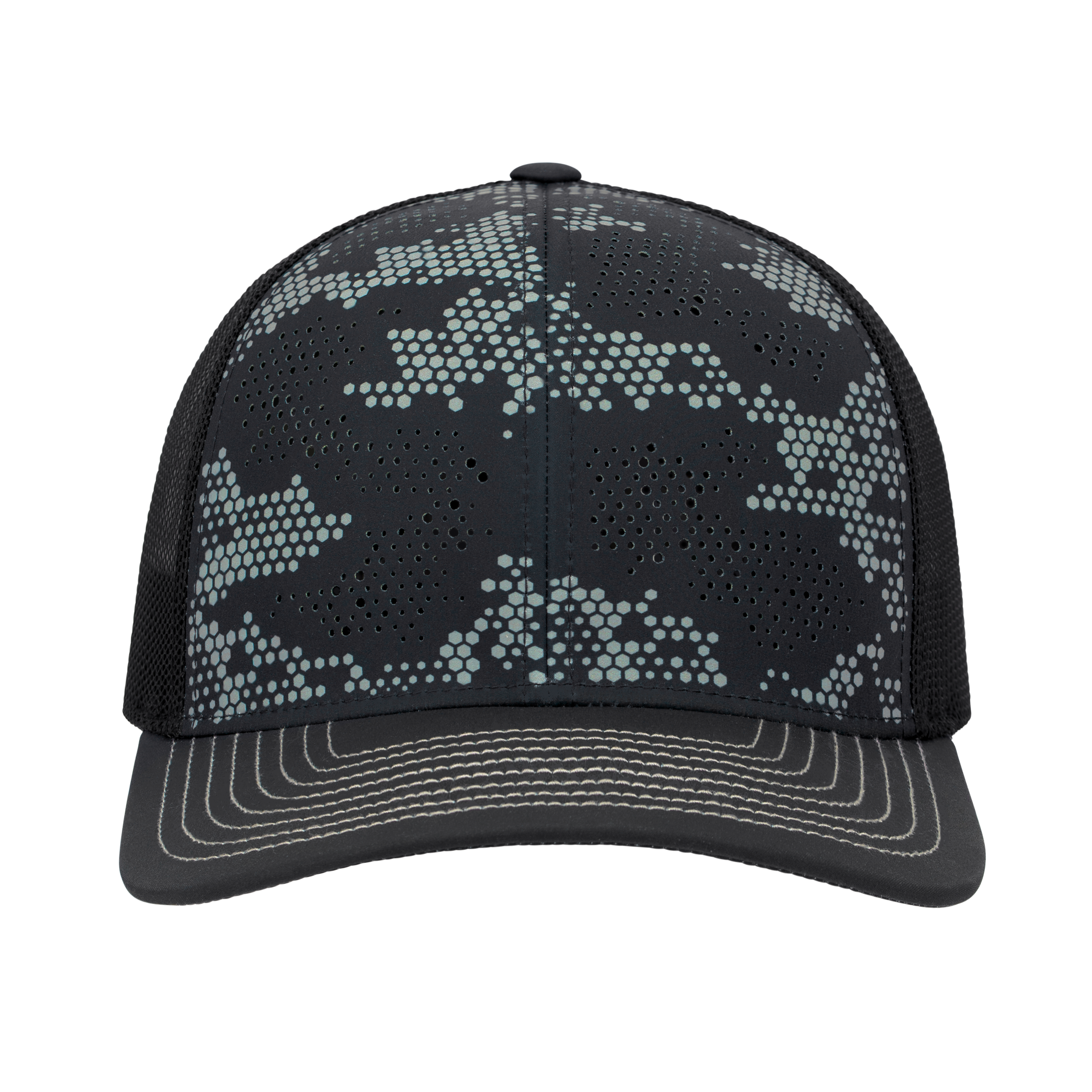 (DFW300PR) 6 Panel Urban Camo Trucker Cap