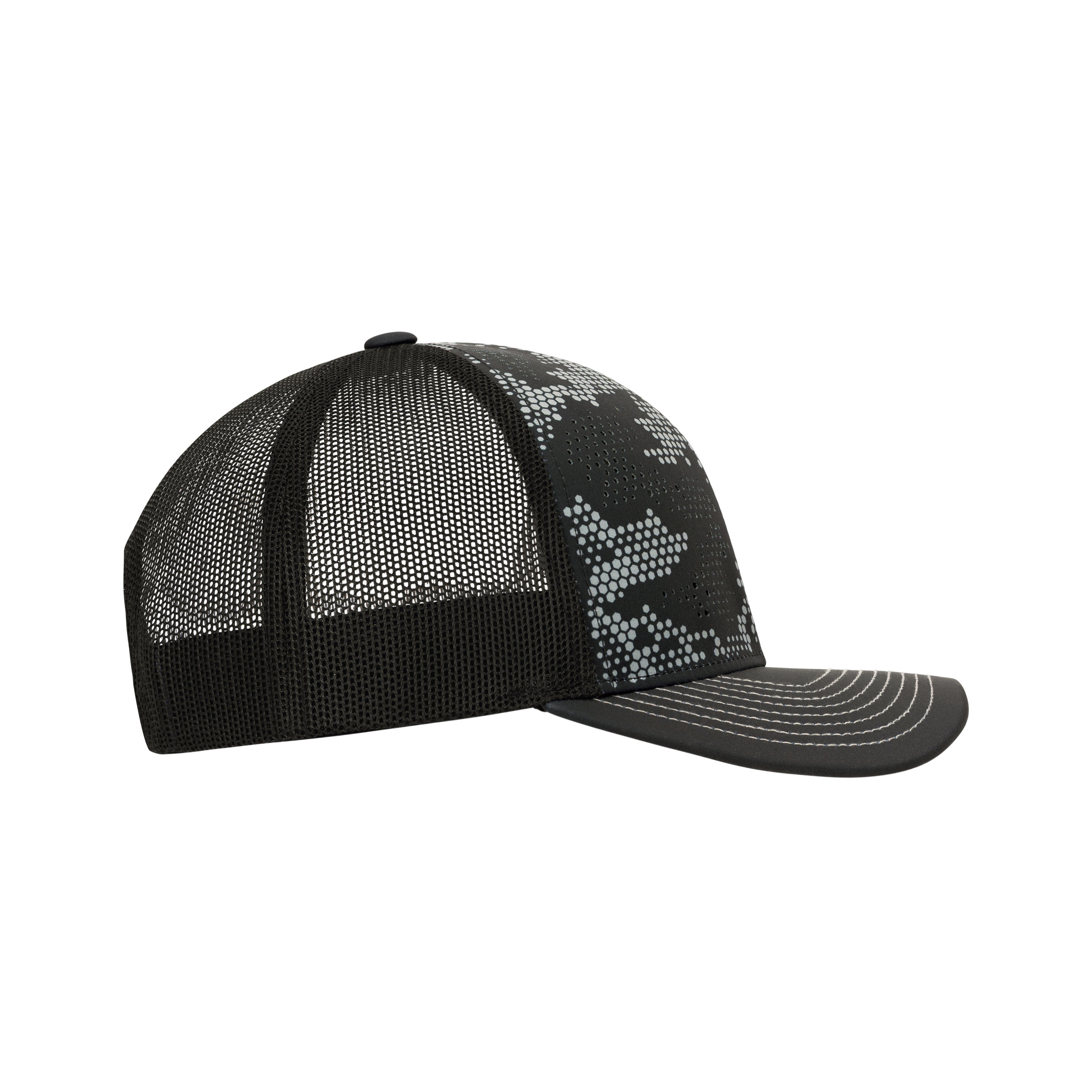 (DFW300PR) 6 Panel Urban Camo Trucker Cap