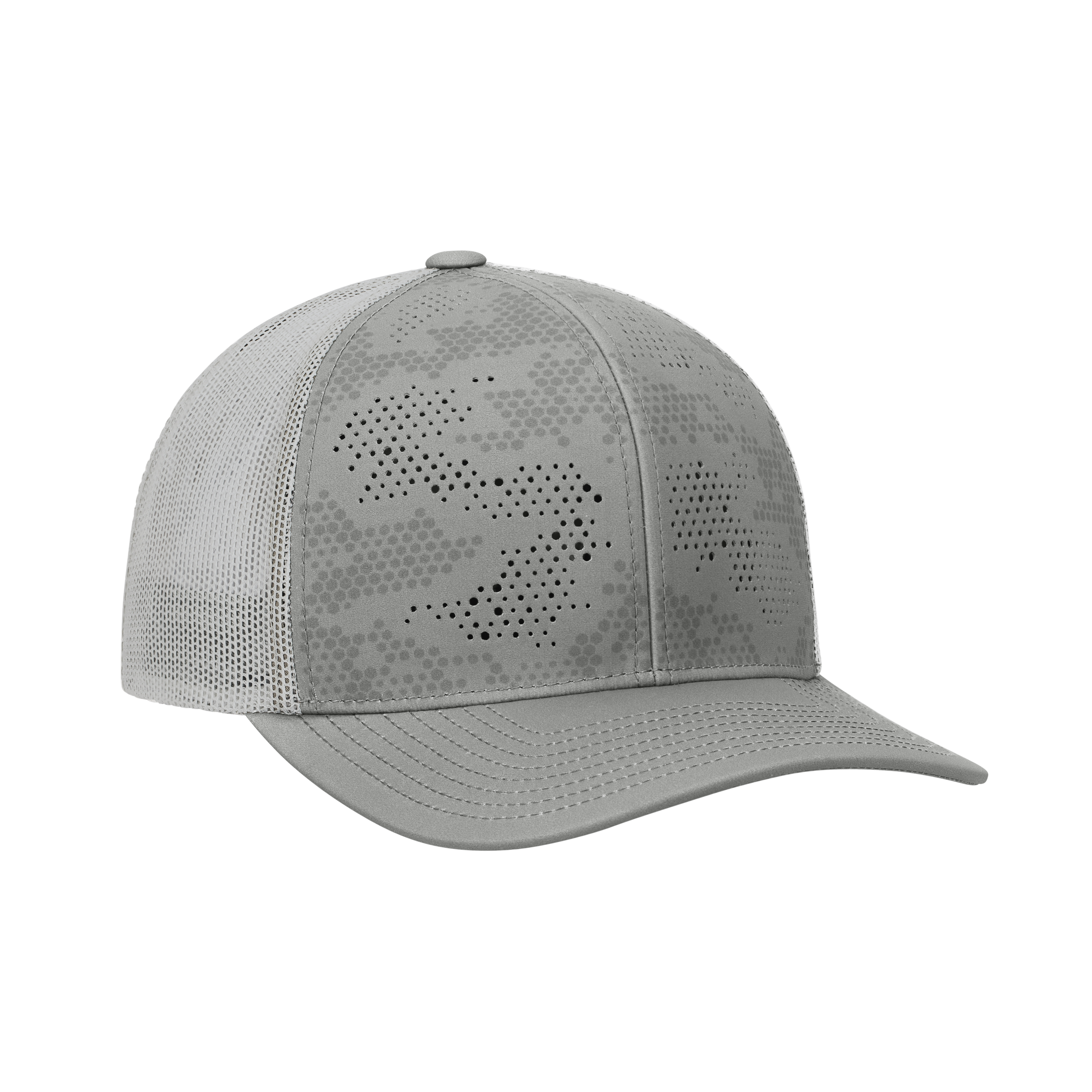 (DFW300PR) 6 Panel Urban Camo Trucker Cap