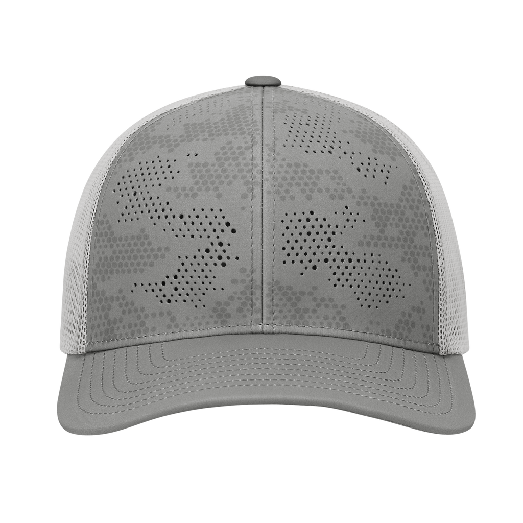 (DFW300PR) 6 Panel Urban Camo Trucker Cap