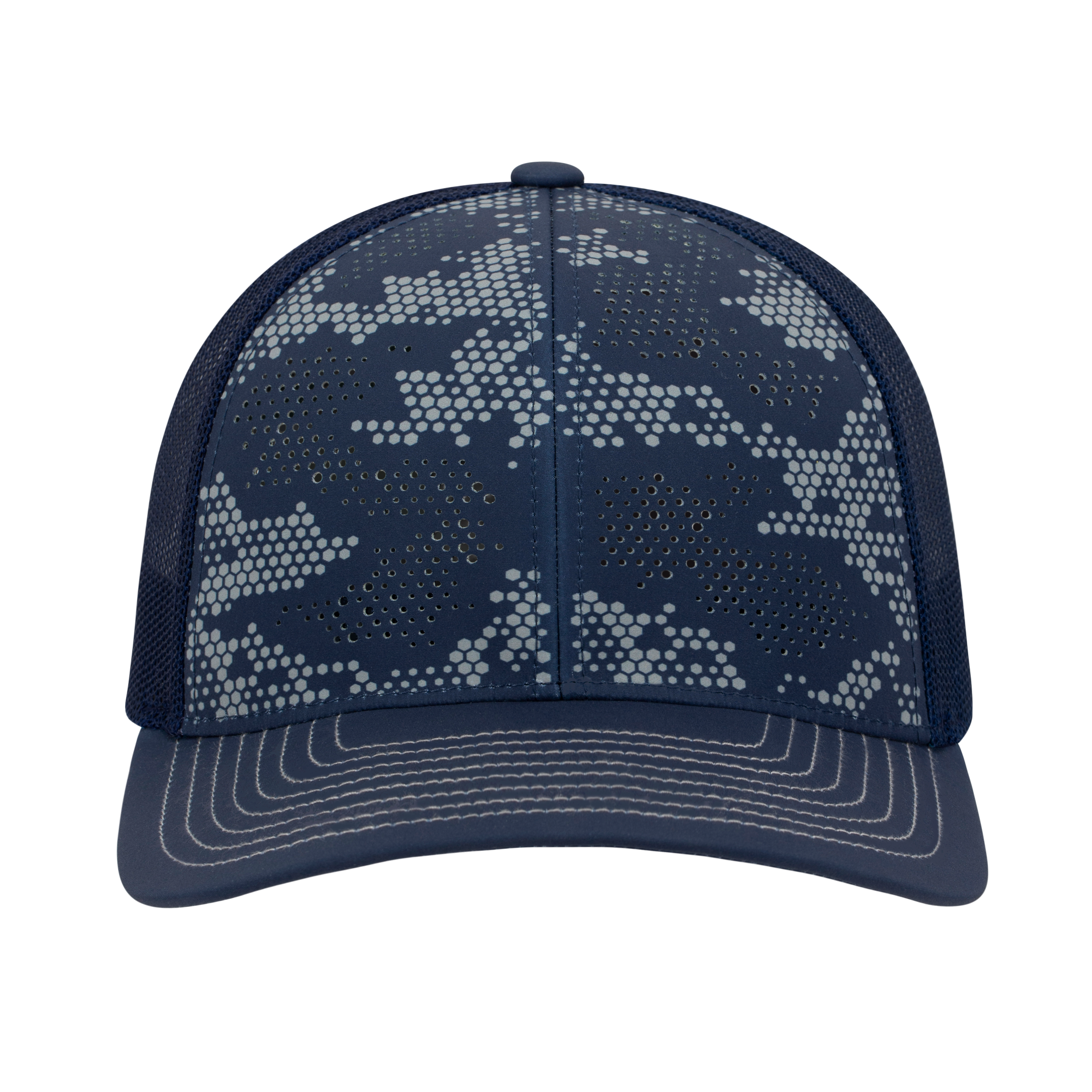 (DFW300PR) 6 Panel Urban Camo Trucker Cap