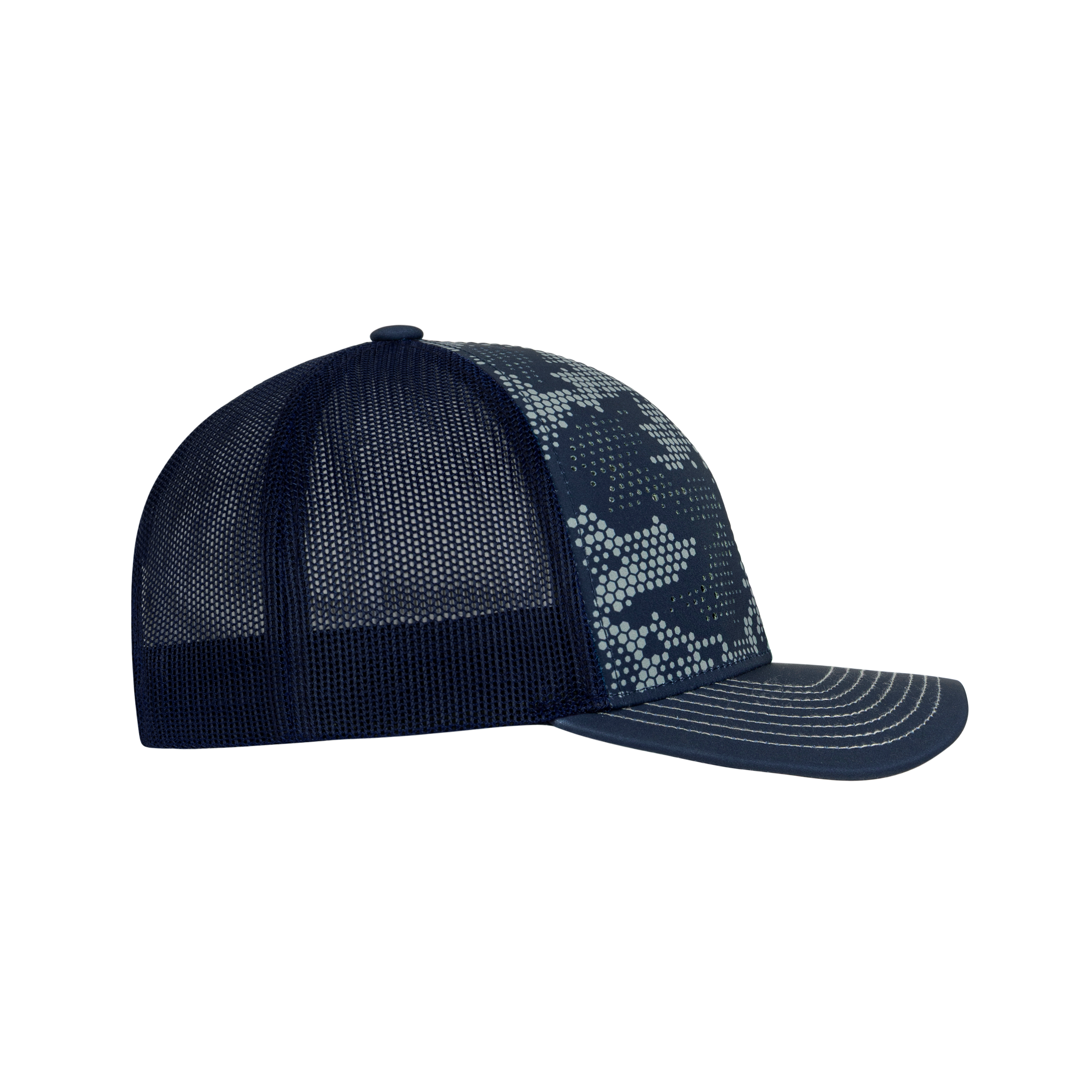 (DFW300PR) 6 Panel Urban Camo Trucker Cap
