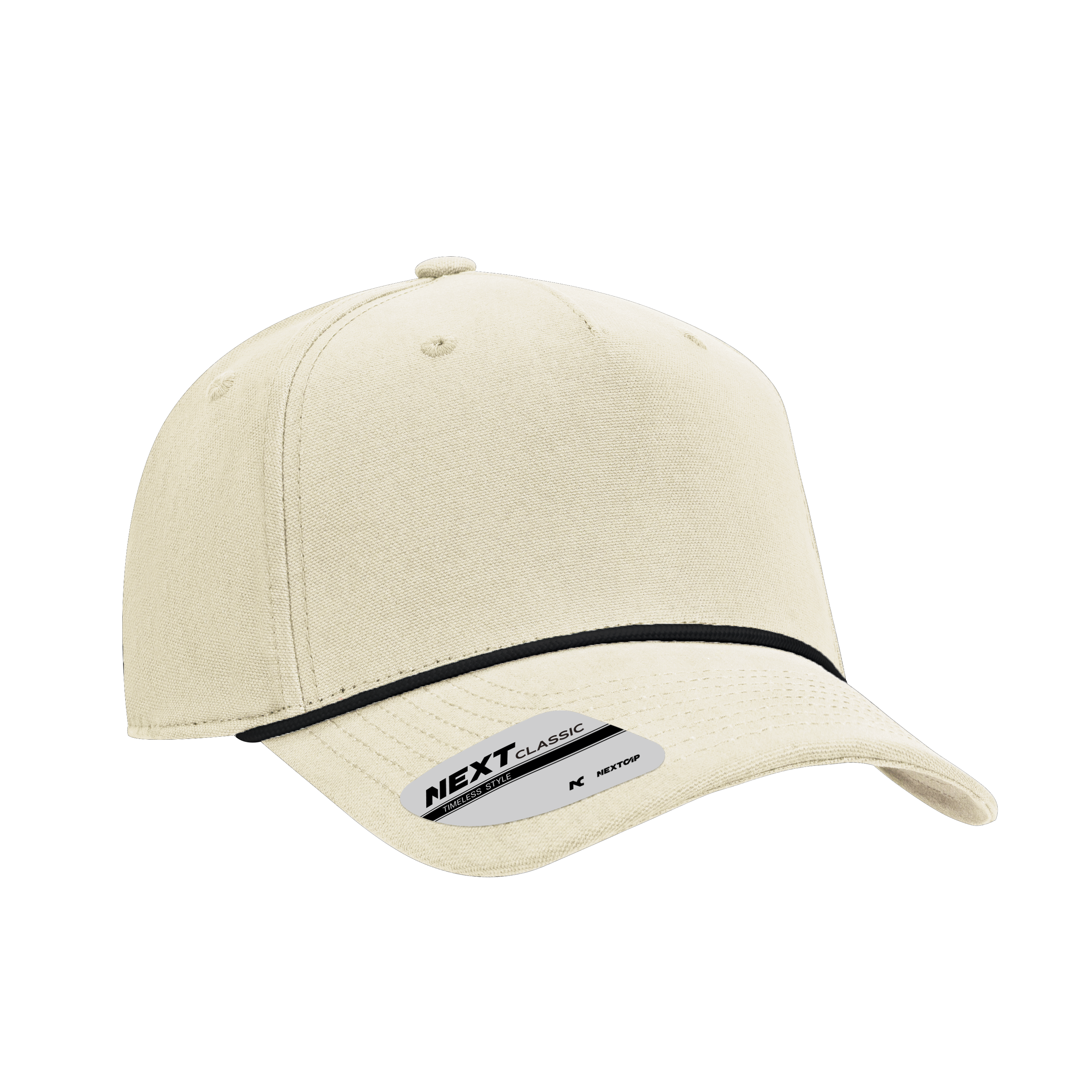(LAX121V) Next Classic™ 5 Panel Cotton Rope Cap
