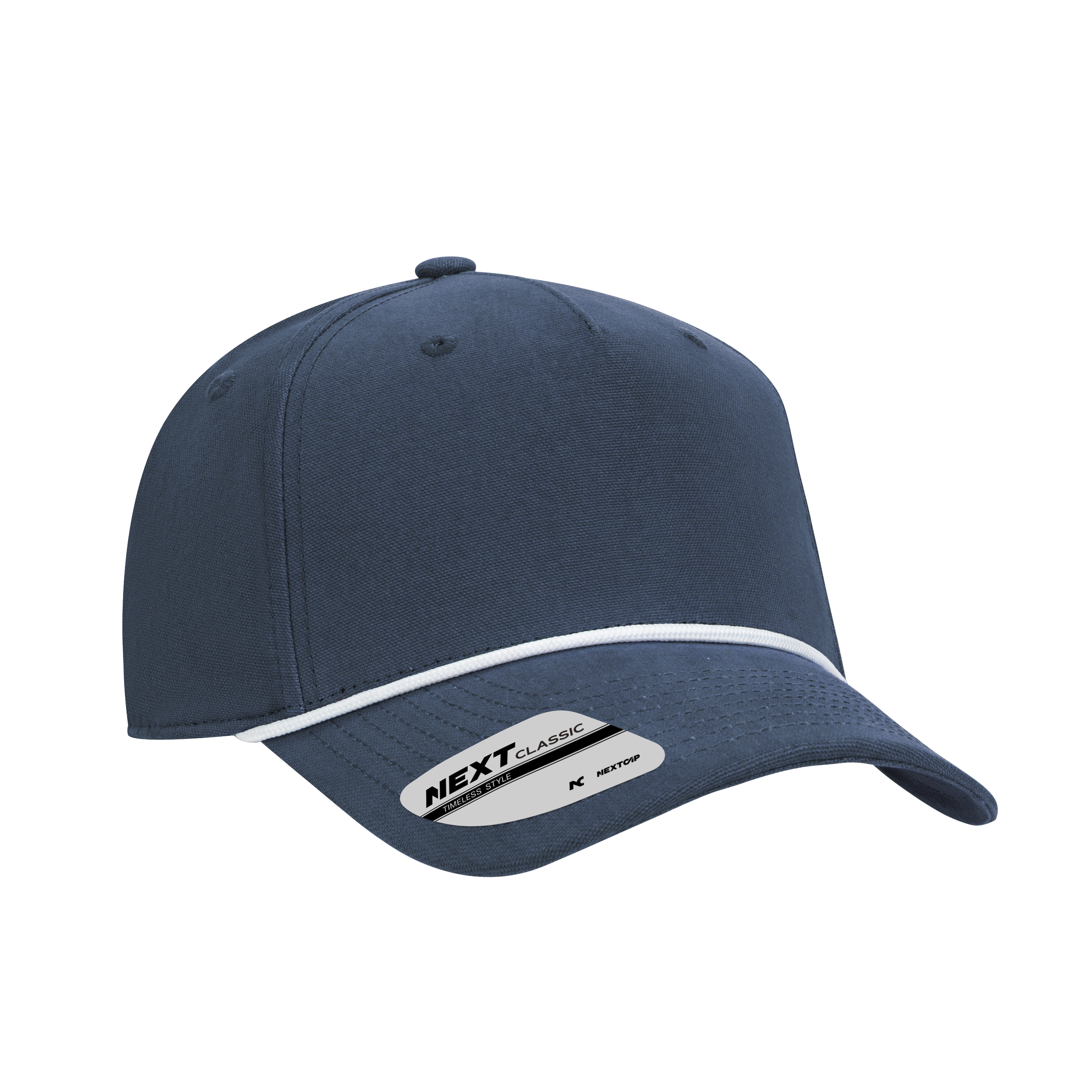 (LAX121V) Next Classic™ 5 Panel Cotton Rope Cap
