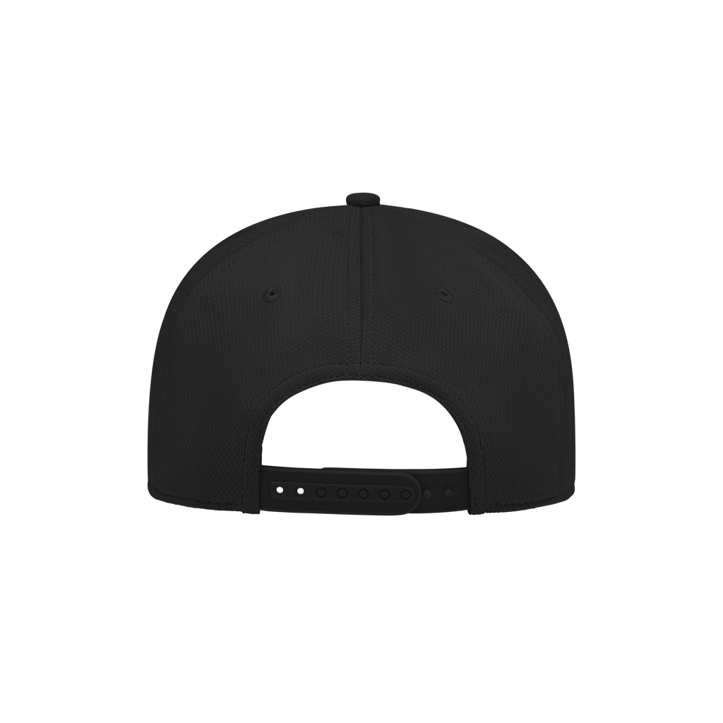 (HMR327) 6 Panel Poly-Knit Snapback