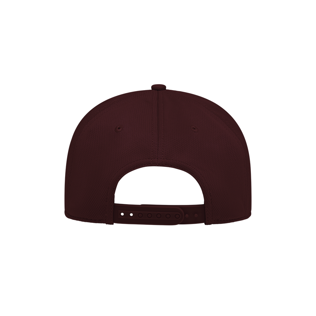 (HMR327) 6 Panel Poly-Knit Snapback