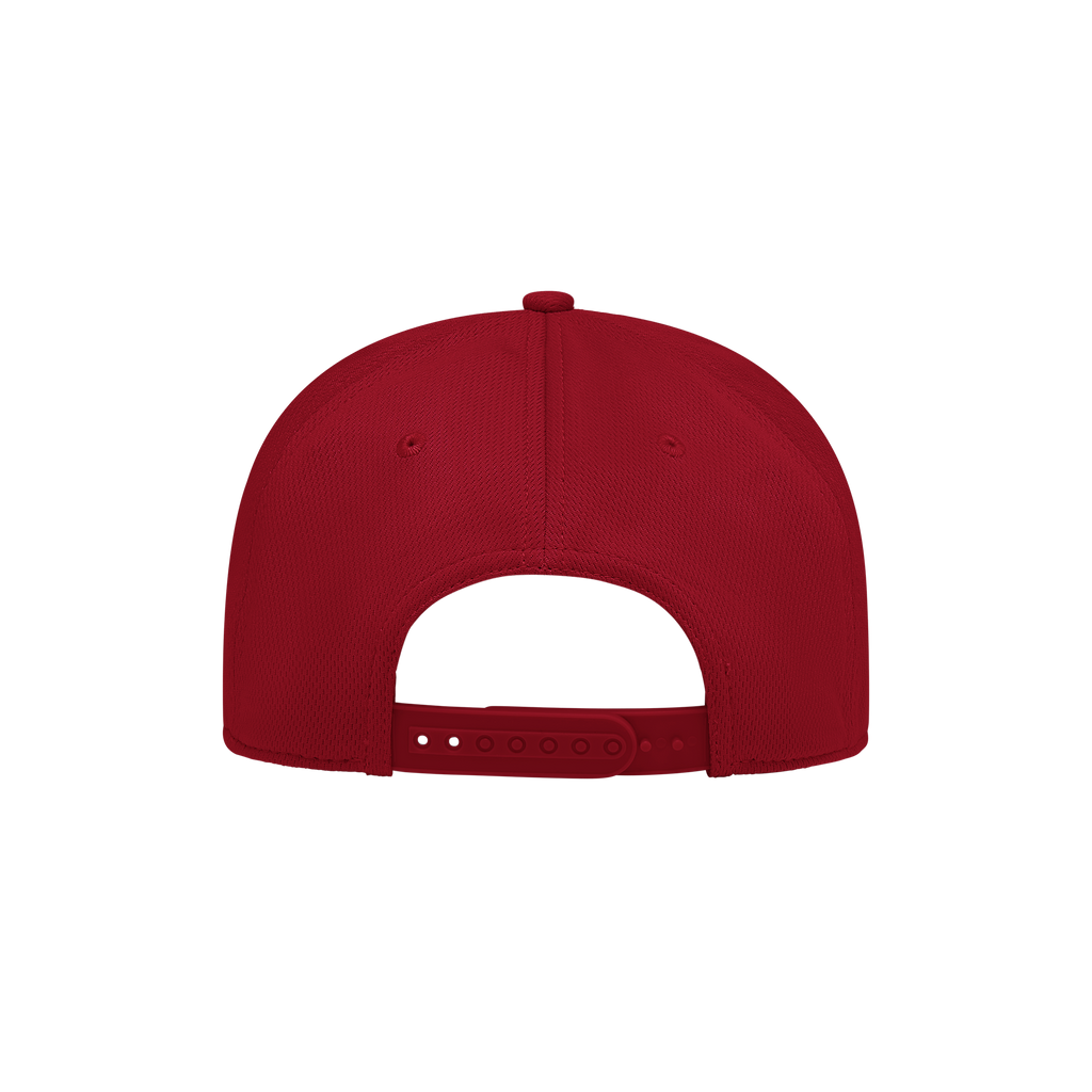 (HMR327) 6 Panel Poly-Knit Snapback