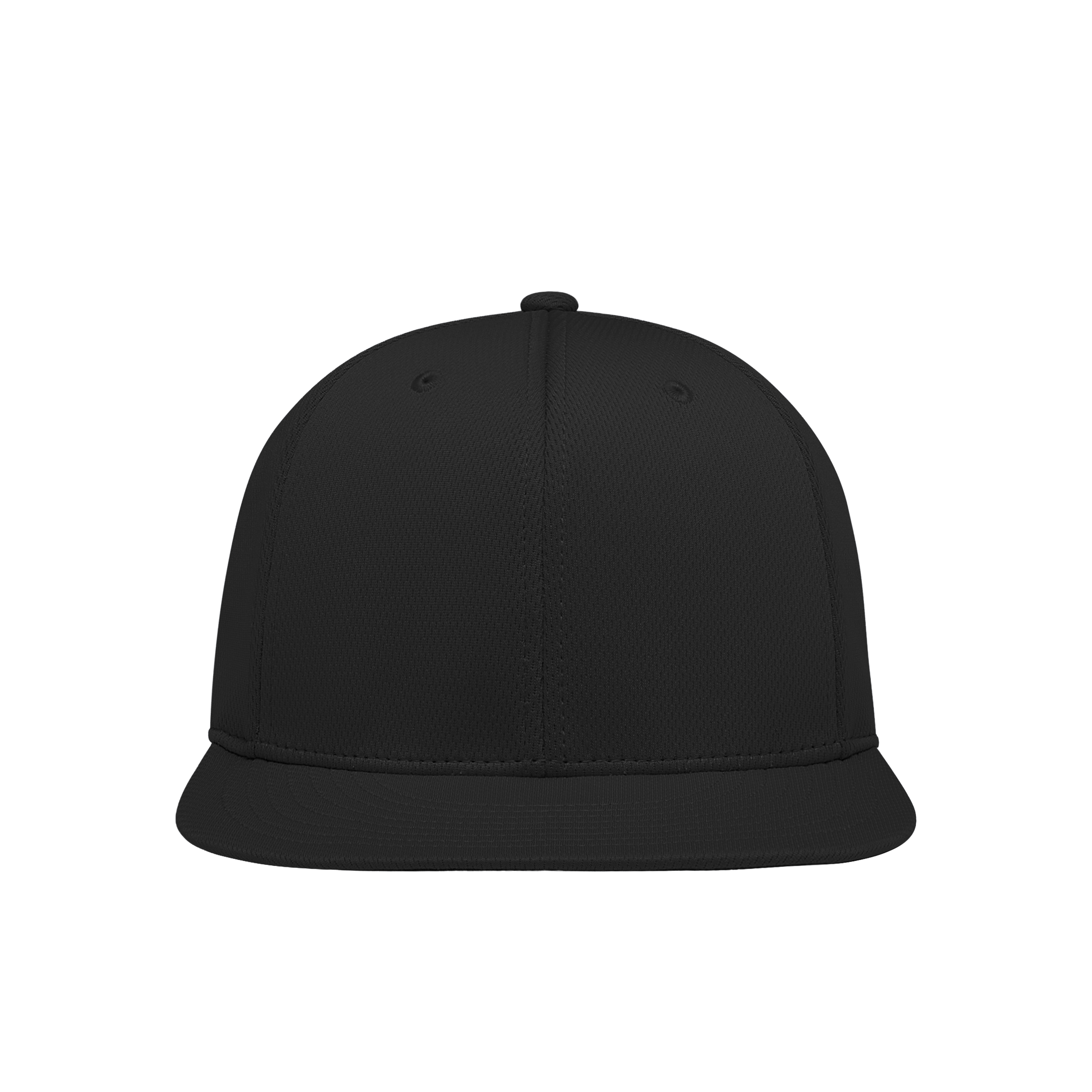 (HMR327) 6 Panel Poly-Knit Snapback